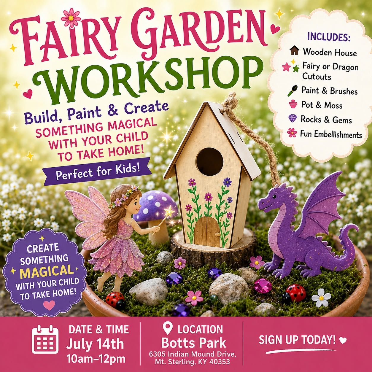 Fairy Garden Workshop For Kids