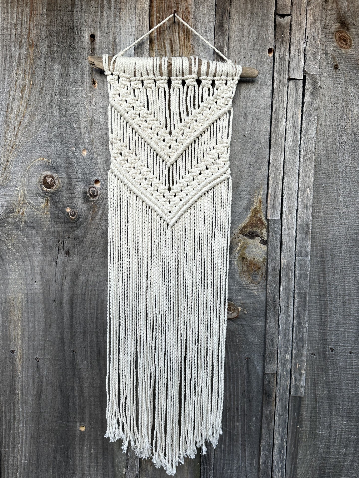 Willow | Handmade Macramé Wall Hanging | 13” × 32”